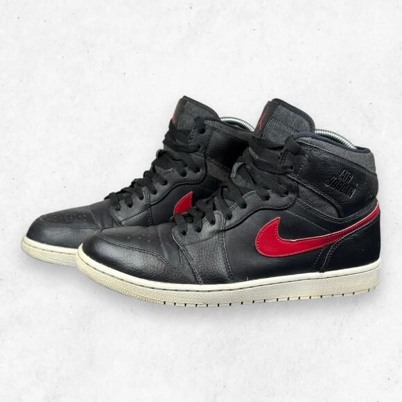 Air Jordan 1 Retro High Rare Air Black Red 332550-012 Men 11.5 Velcro Patches main image 5